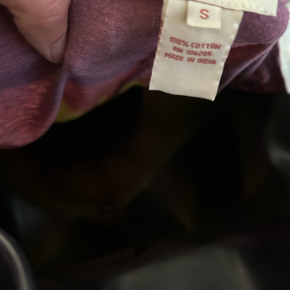 SALE NWOT Sundance embroidery flower long sleeve ombré T shirt🌸❤️ - Picture 6 of 7